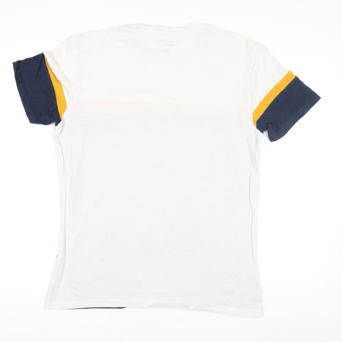 Jack & Jones Mens Multicoloured Cotton Crew Neck T-Shirt Size M