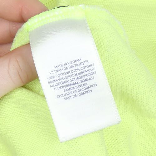 Ralph Lauren Men's Yellow Classic Fit Polo Shirt L Cotton