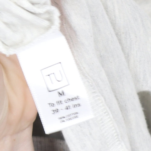 TU Women’s Grey Coca-Cola Graphic T-Shirt Size M Short Sleeve Cotton