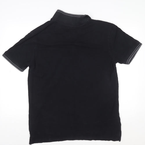 Lambretta Men’s Black 2XL Polo Shirt Short Sleeve Cotton Classic Fit