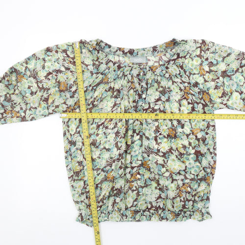 Wallis Women’s Multicoloured Floral Chiffon Tunic Blouse M
