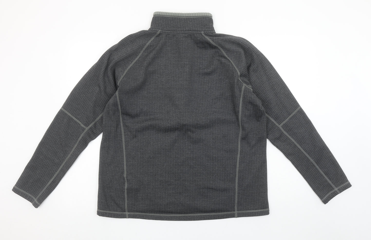 Rab Mens XL Grey 1/4 Zip Fleece Pullover Sweatshirt Outdoor Hiking