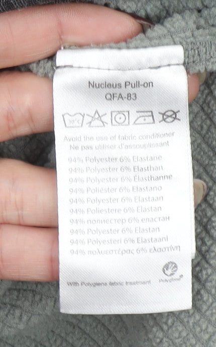 Rab Mens XL Grey 1/4 Zip Fleece Pullover Sweatshirt Outdoor Hiking