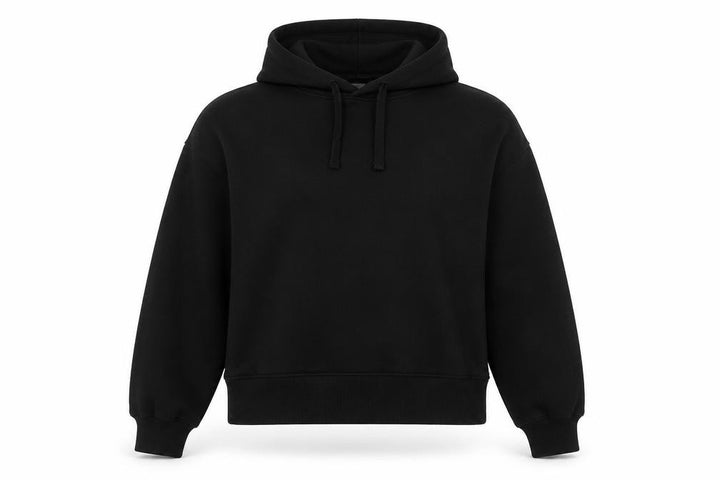Pull&Bear Women's Black Medium Pullover Hoodie Sweatshirt