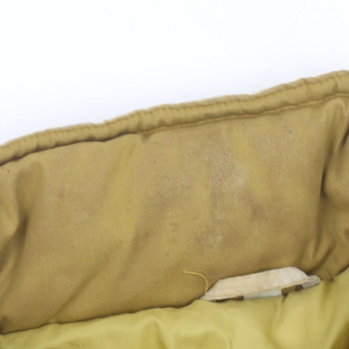 Greenwoods Mens Beige L Bomber Jacket Polyester Lined Full Zip