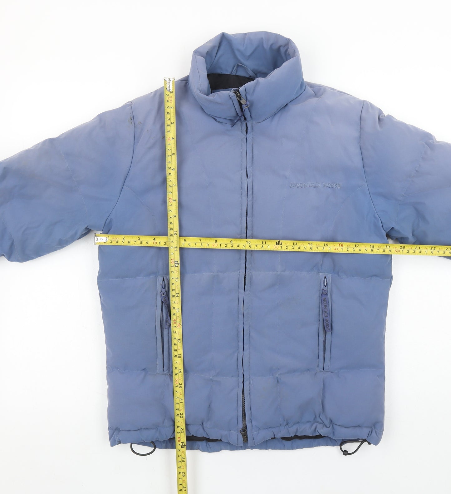 Mountain Horse Men's Blue XS Puffer Jacket Down Insulated Winter Coat