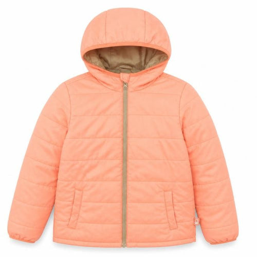 United Colors of Benetton Girls Orange Hooded Puffer Jacket 9-10 Years