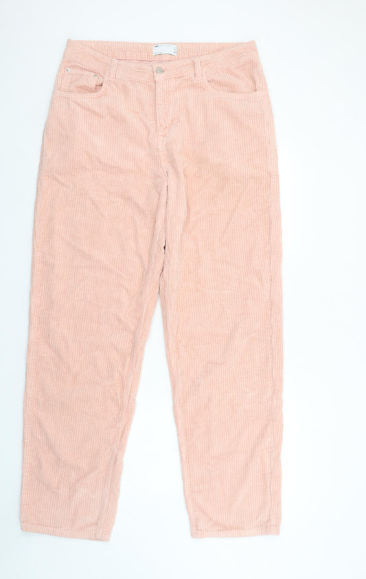 ASOS DESIGN Men’s Pink Corduroy Chino Trousers W34 L34