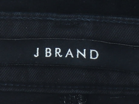 J Brand Women's Black Velvet Skinny Trousers Size 32