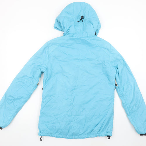 Kingsland Equestrian Women's Blue Hooded Puffer Jacket Size S