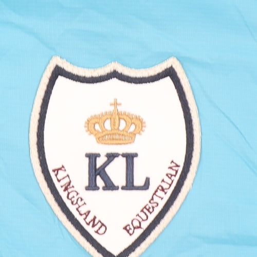 Kingsland Equestrian Women's Blue Hooded Puffer Jacket Size S