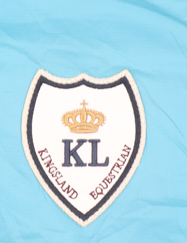 Kingsland Equestrian Women's Blue Hooded Puffer Jacket Size S