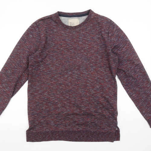Revolution Mens Multicoloured Knit Crew Neck Sweatshirt M
