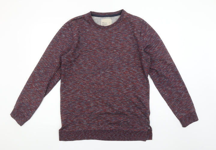Revolution Mens Multicoloured Knit Crew Neck Sweatshirt M
