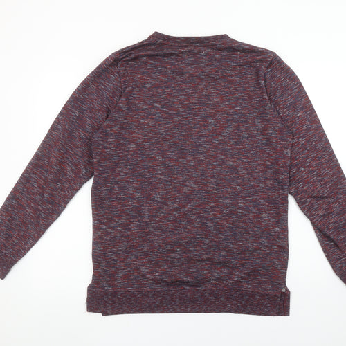 Revolution Mens Multicoloured Knit Crew Neck Sweatshirt M