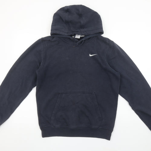 Nike Men's Blue Pullover Hoodie Small Sports Fleece Sweatshirt