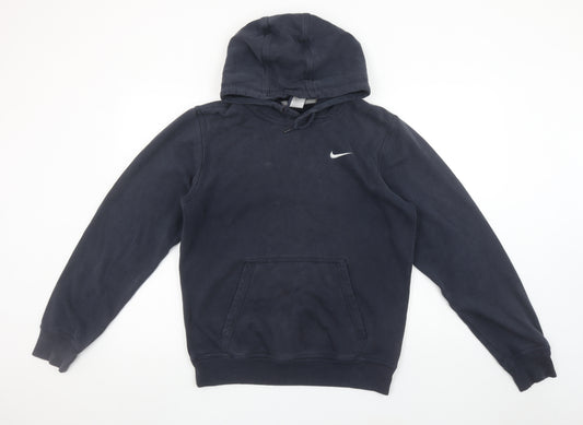 Nike Men's Blue Pullover Hoodie Small Sports Fleece Sweatshirt