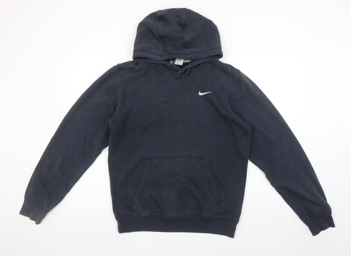 Nike Men's Blue Pullover Hoodie Small Sports Fleece Sweatshirt