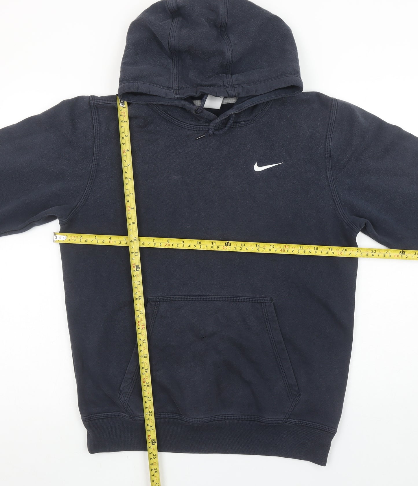 Nike Men's Blue Pullover Hoodie Small Sports Fleece Sweatshirt