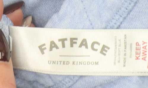 FatFace Women’s Blue Pullover Hoodie Size 16 Cotton Blend