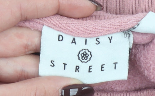Daisy Street Womens Pink Los Angeles 1992 Sweatshirt UK 10