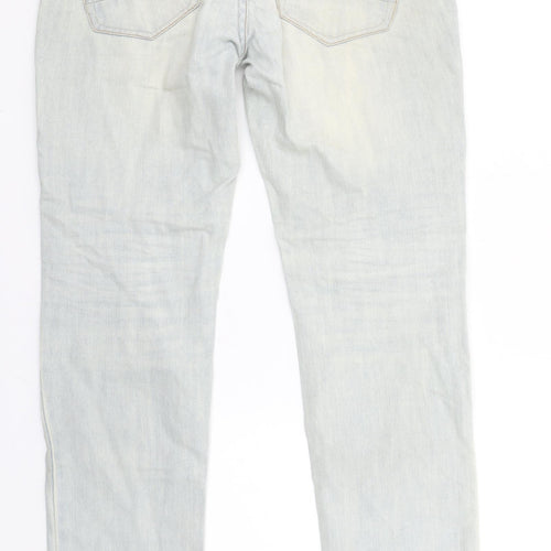 Next Men's Blue Slim Fit Jeans 30S Light Wash Denim