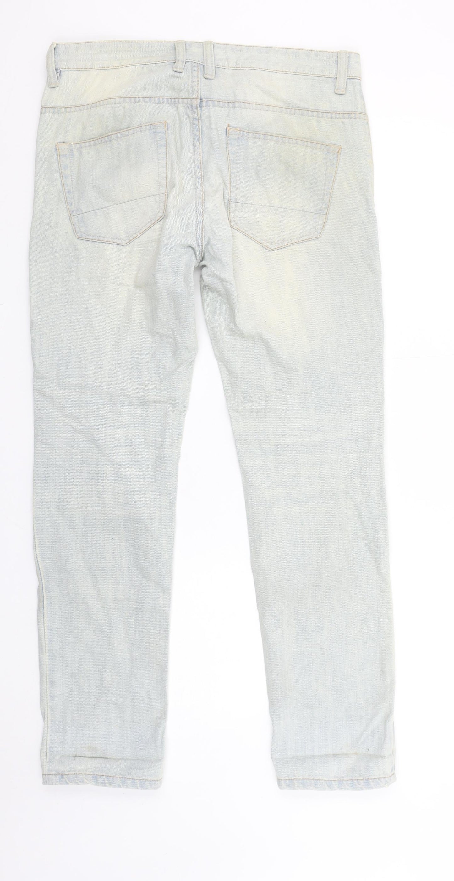 Next Men's Blue Slim Fit Jeans 30S Light Wash Denim