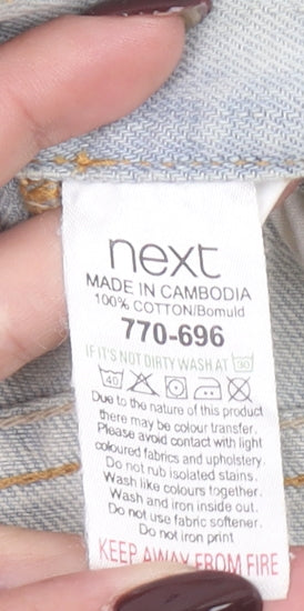 Next Men's Blue Slim Fit Jeans 30S Light Wash Denim