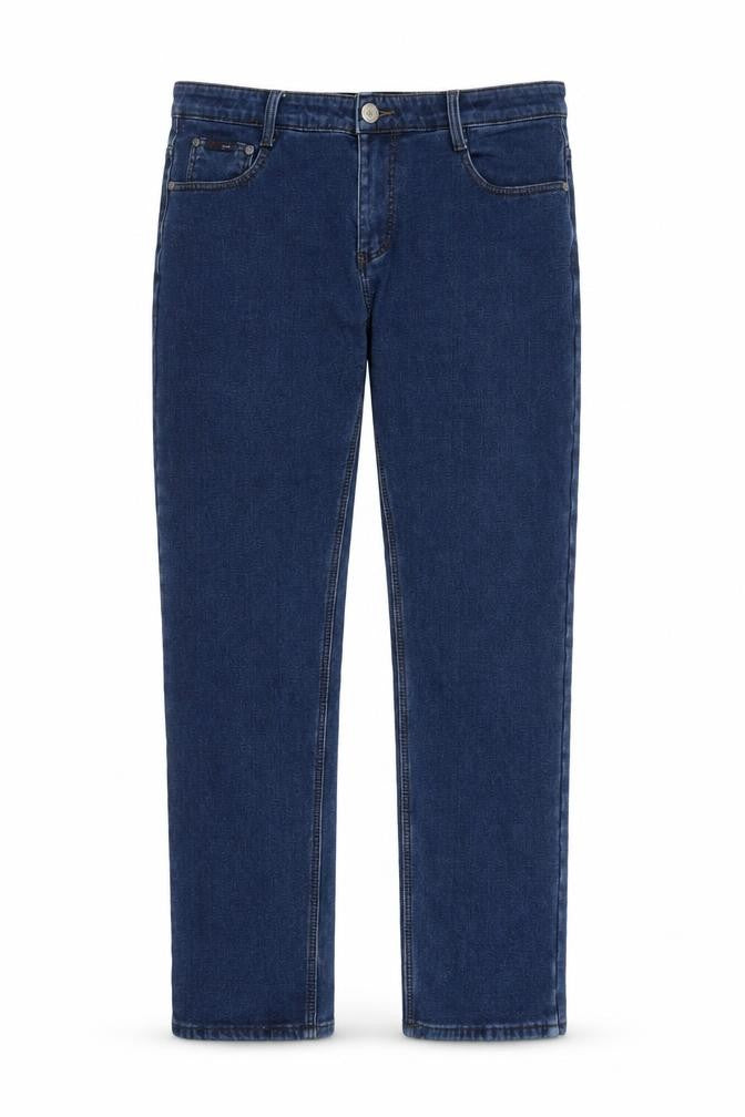 LUS Jeans Men Blue Straight Fit Denim 37W 33L Casual Regular