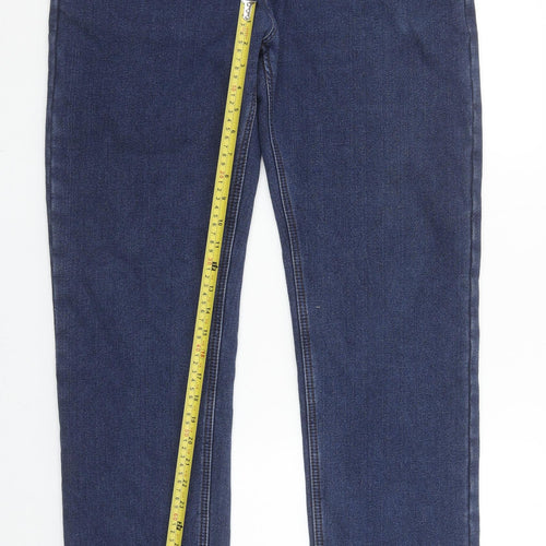LUS Jeans Men Blue Straight Fit Denim 37W 33L Casual Regular
