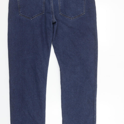 LUS Jeans Men Blue Straight Fit Denim 37W 33L Casual Regular