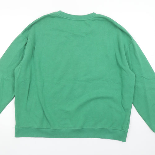 Kiabi Women Green Amore Recycled Polyester Sweatshirt XL