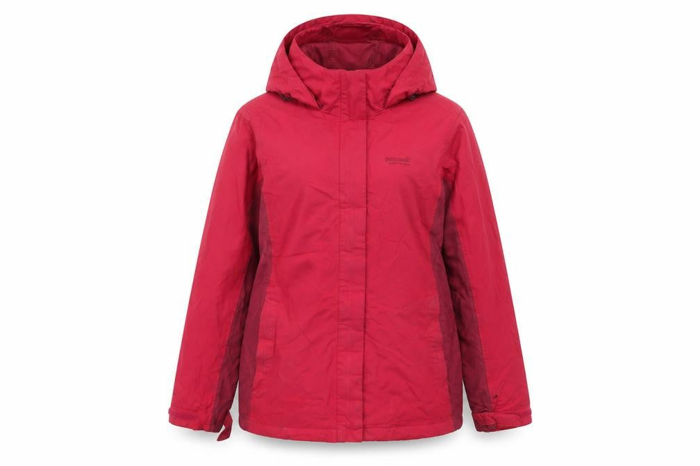 Regatta Women's Red Waterproof Hooded Jacket Size 14