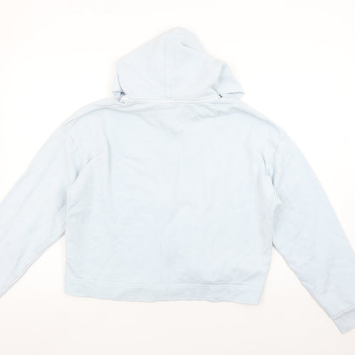 Levi's Women Light Blue Full Zip Hoodie Small 100% Cotton