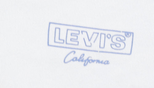 Levi's Women Light Blue Full Zip Hoodie Small 100% Cotton