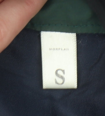 Bradsport Men's Blue Hooded Parka Jacket Size S Outdoor Water Resistant