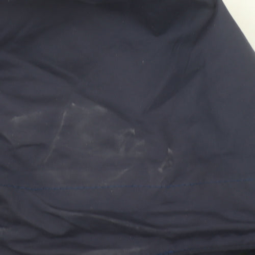 Bradsport Men's Blue Hooded Parka Jacket Size S Outdoor Water Resistant