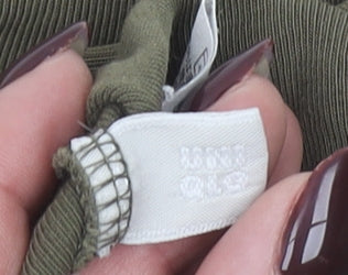 Uniqlo Women Green Roll Neck Long Sleeve Cotton Stretch Top Size M