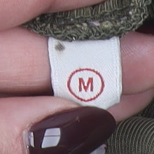 Uniqlo Women Green Roll Neck Long Sleeve Cotton Stretch Top Size M