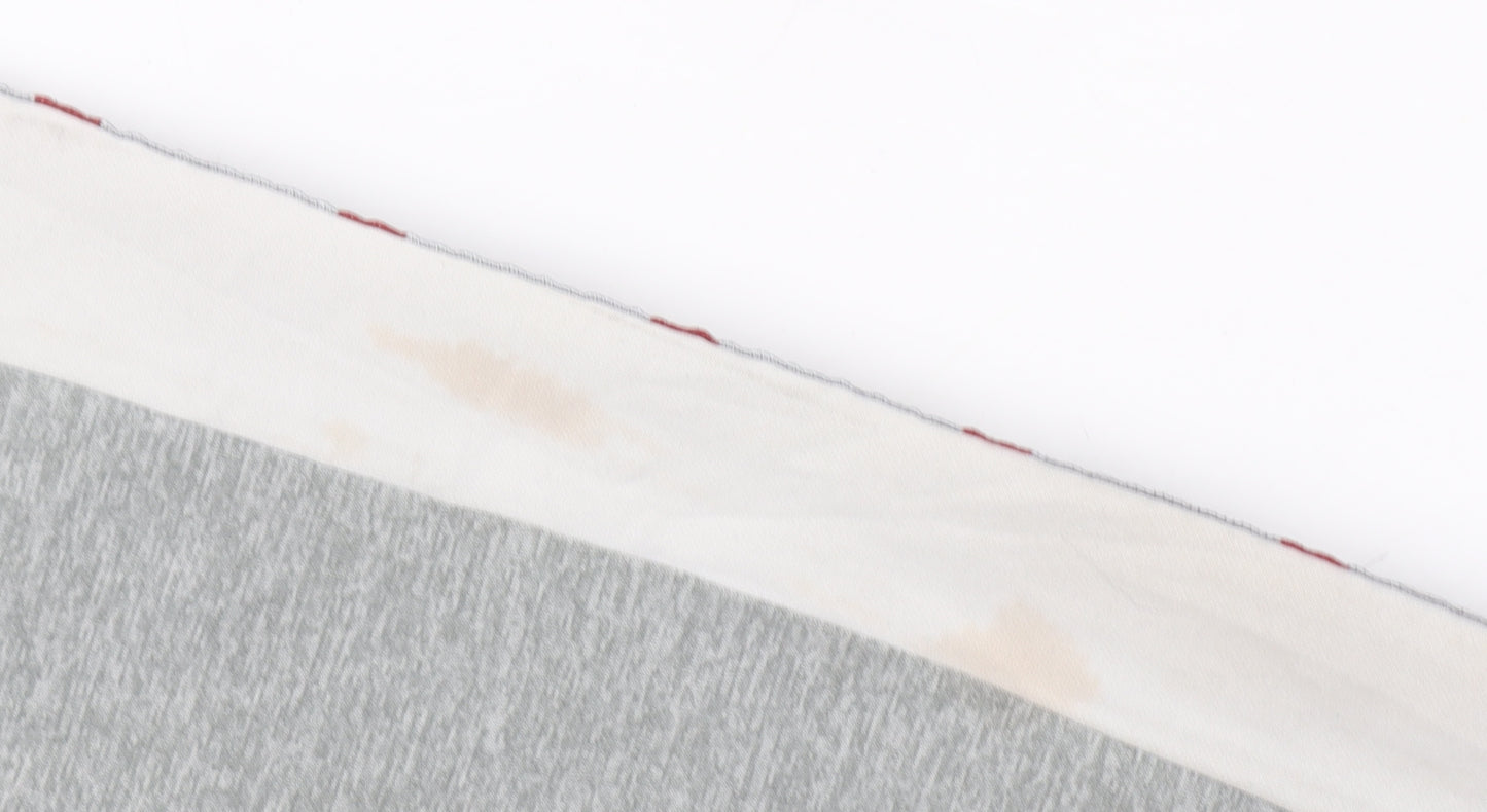 Champion Men’s Black Grey White Full Zip Sweatshirt Medium