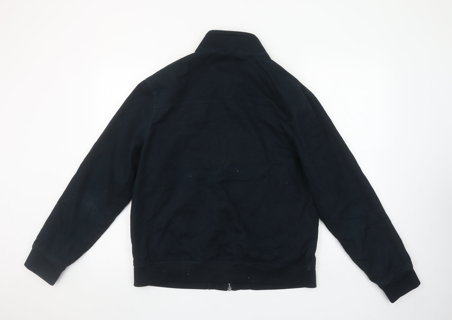 Farah Men's Black Organic Cotton Bomber Jacket L