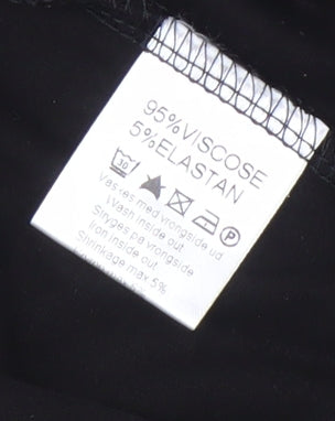Chelsea Clark Women Black White Full Zip Hoodie M Colourblock Casual