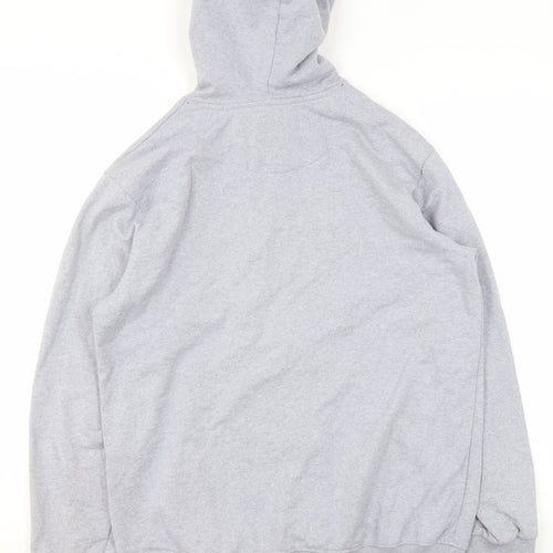 Lizzard Men's Grey Small Full Zip Hooded Activewear Jacket