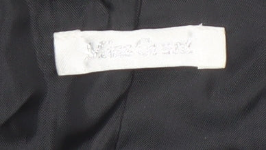 Miss Grant Girls Black Satin Lapel Cropped Blazer Jacket Size 146/152