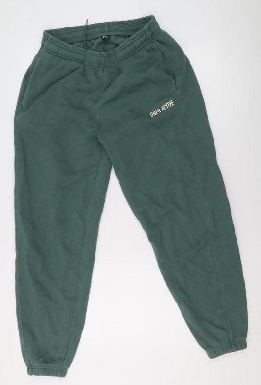 Over Active Womens Green Jogger Sweatpants Size S Cotton Blend