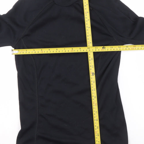 Decathlon Women’s Black Mock Neck Long Sleeve Athletic Top M