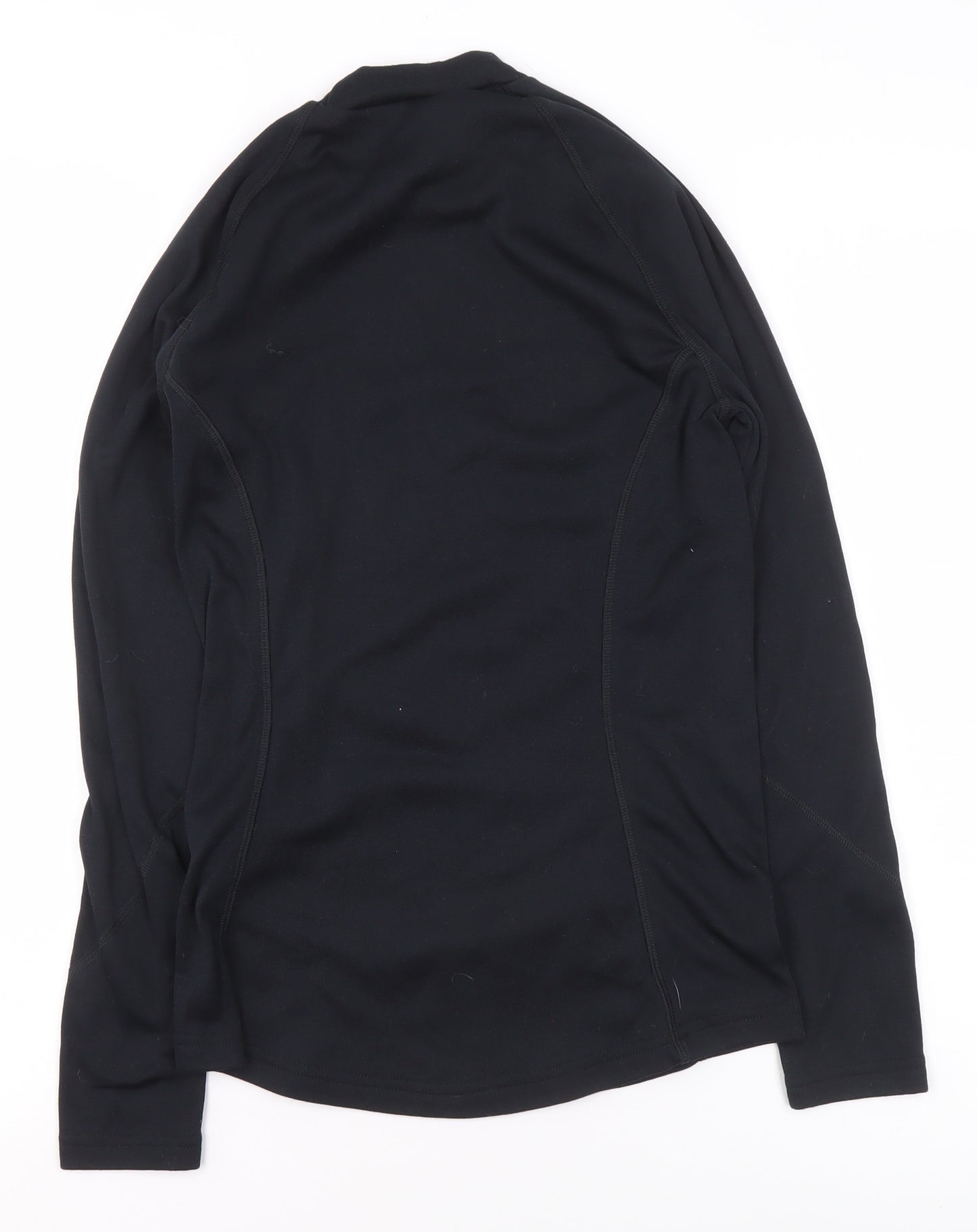 Decathlon Women’s Black Mock Neck Long Sleeve Athletic Top M