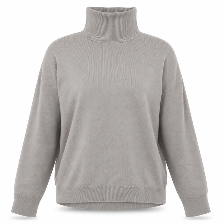 Uniqlo Womens Beige Roll Neck Knit Jumper XS