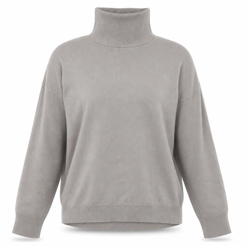 UNIQLO Womens Beige Roll Neck Knit Jumper XS