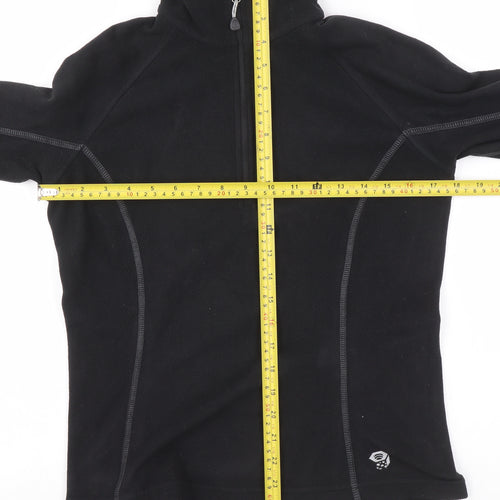 Mountain Hardwear Womens Black Small 1/2 Zip Fleece Pullover Sweatshirt